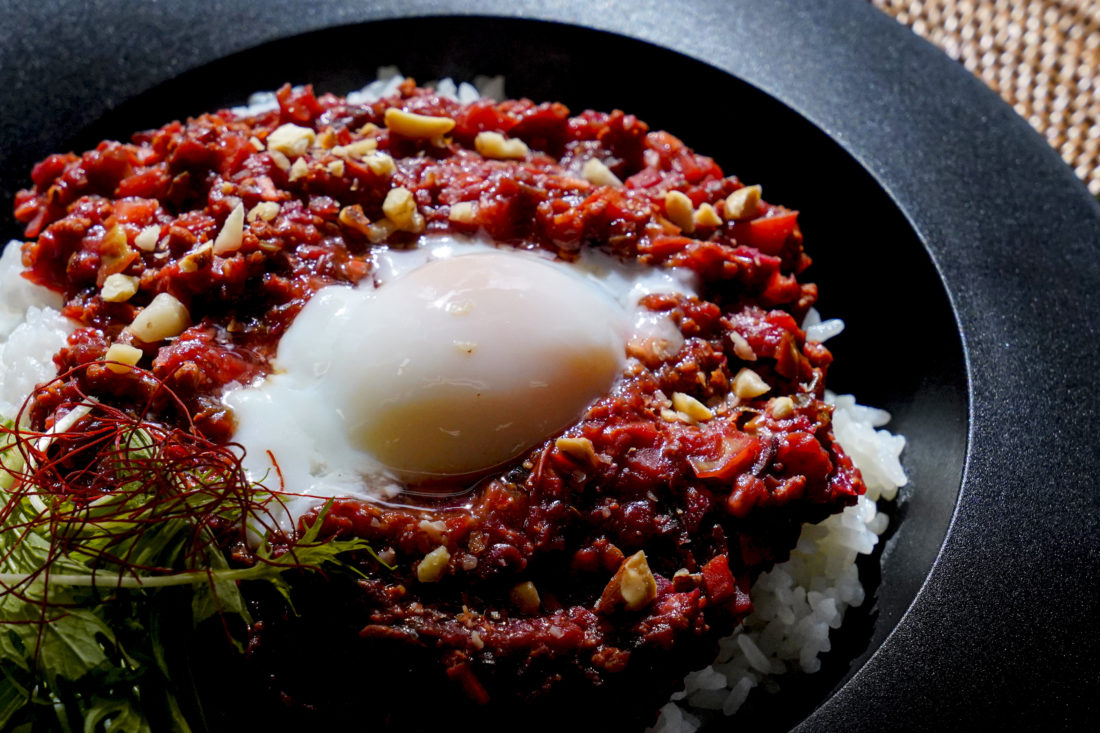 朝日村キーマカレー